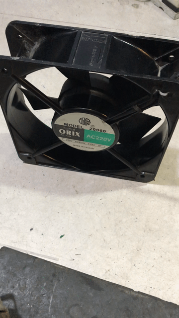 Quạt thông gió ORIX 20060 Đen vuông 20cm. Mua bán Quạt tại Quận 7 Tp Hồ Chí Minh được đăng bởi Phạm Hưng 1982 Q7 Đồ cũ Bao Sài  hình 1