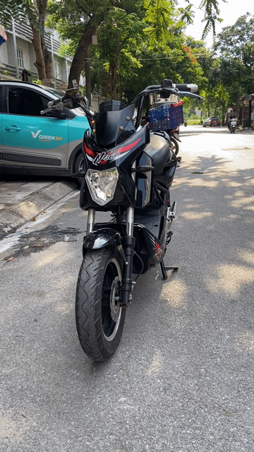 Xe máy điện Xmen 2020 Đen 40km/lần sạc. Mua bán Xe máy tại Quận Long Biên Hà Nội được đăng bởi Xe điện Huân Linh hình 1