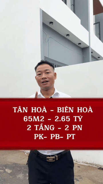 Mua bán Nhà ở Thành phố Biên Hòa Đồng Nai diện tích 65 m² giá 2,65 tỷ