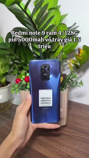 Xiaomi Redmi Note 9 4GB 128GB Xanh. Mua bán Điện thoại tại Quận Hà Đông Hà Nội được đăng bởi Điện Thoại Cũ  hình 1