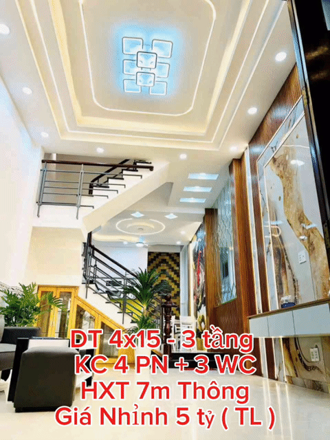Mua bán Nhà ở Quận Bình Tân Tp Hồ Chí Minh diện tích 60 m² giá 5 tỷ