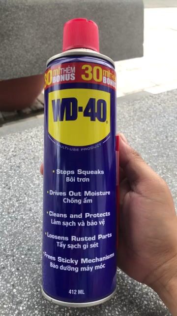 Chai xịt đa năng WD-40 412ml. Mua bán Phụ tùng xe tại Thành phố Bà Rịa Bà Rịa - Vũng Tàu được đăng bởi Điện Nước Nhật Minh hình 1