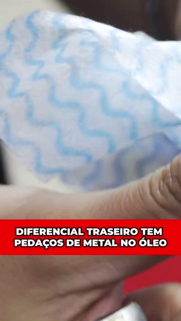 DIFERENCIAL TRASEIRO TEM PEDAÇOS DE METAL NO ÓLEO