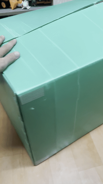 Thùng nhựa carton D60 R40 C40. Mua bán Nội thất, đồ gia dụng khác tại Quận Tân Bình Tp Hồ Chí Minh được đăng bởi đồ lạc soong sài gòn hình 1