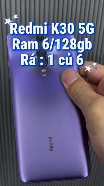Xiaomi Redmi K30 5G 6GB/128GB Tím. Mua bán Điện thoại tại Quận 4 Tp Hồ Chí Minh được đăng bởi Tuấn hình 1