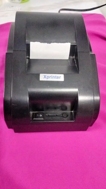 Máy in hóa đơn Xprinter XP-58IIH Đen cũ. Mua bán Đồ dùng văn phòng tại Thành phố Nha Trang Khánh Hòa được đăng bởi Nguyễn Thảo hình 1