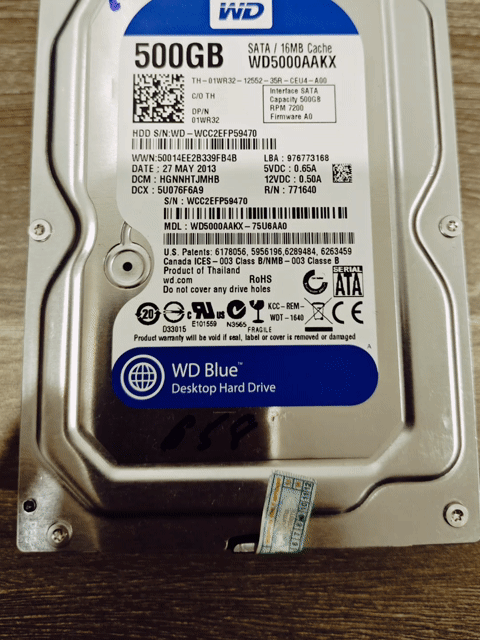 Ổ cứng HDD PC 500GB 1TB Sức khỏe 100%. Mua bán Linh kiện (RAM, Card...) tại Quận Tân Phú Tp Hồ Chí Minh được đăng bởi huy hình 1