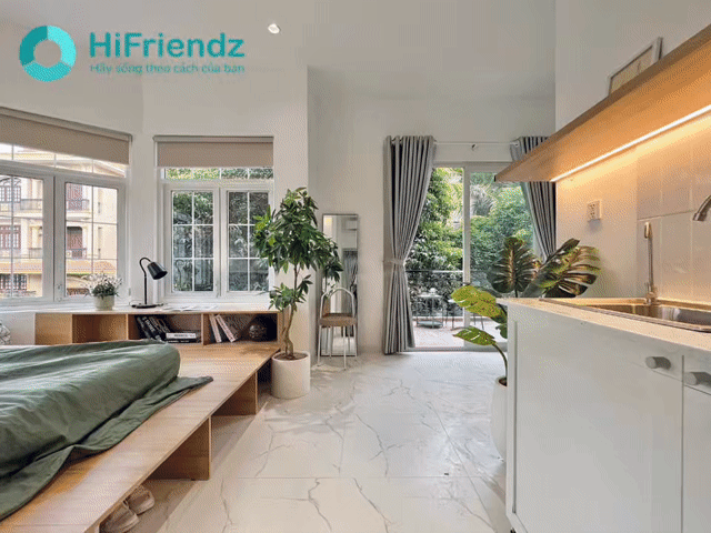 Cho thuê Căn hộ Chung cư Quận Bình Thạnh Tp Hồ Chí Minh diện tích 35 m² giá 4,9 triệu/tháng