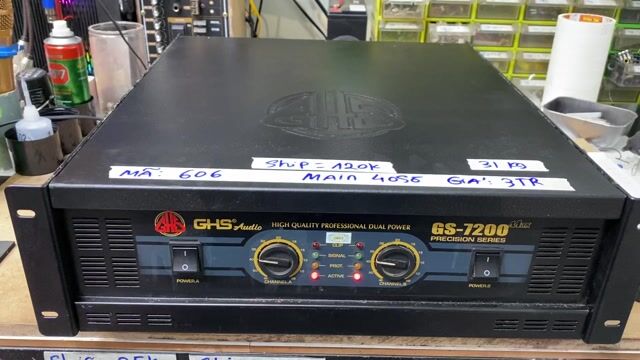 Cục đẩy GHS Audio GS-7200 Đẹp 40 so. Mua bán Tivi, Âm thanh tại Huyện Châu Thành Bến Tre được đăng bởi MỘNG AUDIO Bến Tre hình 1