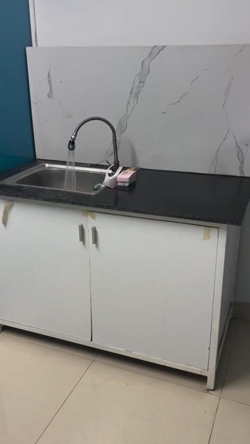 Bồn rửa chén Inox 60cm Trắng Đen. Mua bán Thiết bị vệ sinh, nhà tắm tại Thành phố Thủ Đức Tp Hồ Chí Minh được đăng bởi Thi Nguyen hình 1