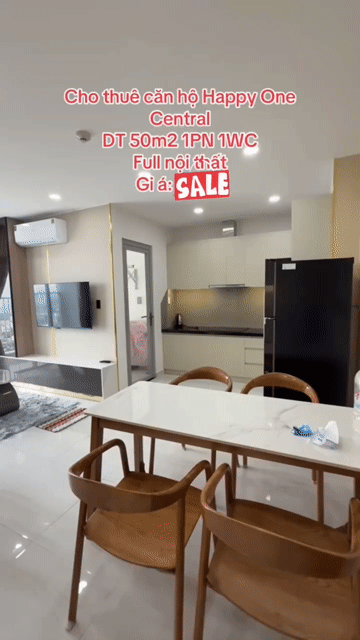 Cho thuê Căn hộ Chung cư Happy One -  Central Thành phố Thủ Dầu Một Bình Dương diện tích 52.4 m² giá 10 triệu/tháng