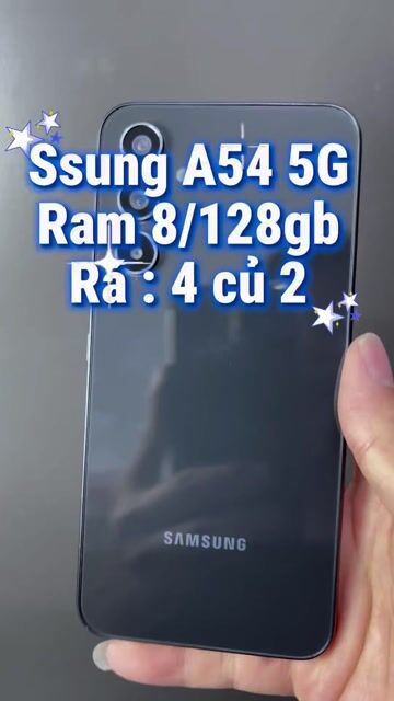 Samsung A54 5G 8GB/128GB Đen Like New. Mua bán Điện thoại tại Quận 4 Tp Hồ Chí Minh được đăng bởi Tuấn hình 1