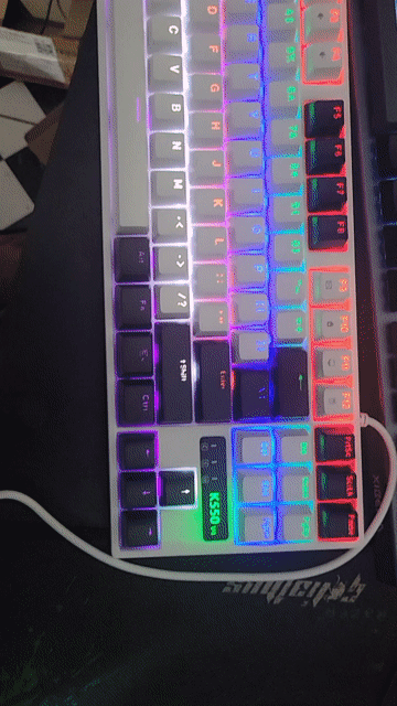 Bàn phím cơ K550 V4 Trắng RGB. Mua bán Phụ kiện (Màn hình, Chuột...) tại Huyện Bình Xuyên Vĩnh Phúc được đăng bởi Tuấn hình 1