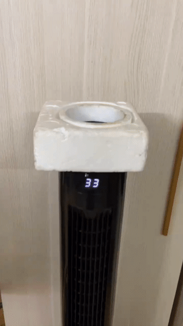 Quạt tháp Panworld Đen Nhựa ABS 40W. Mua bán Quạt tại Quận 4 Tp Hồ Chí Minh được đăng bởi Hoang Tan hình 1