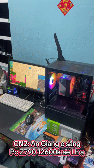 Pc Z790 D5 Aorus hầm hố i5 12600K 10x16 luồng 4.9G. Mua bán Máy tính để bàn tại Huyện Chợ Mới An Giang được đăng bởi Vi Tính Phát Tài hình 1