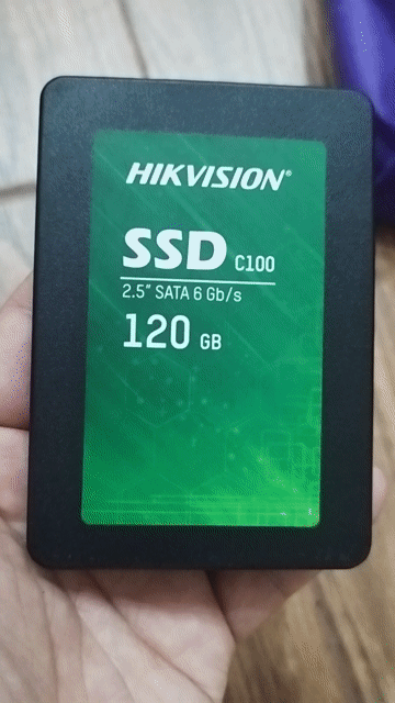 Ổ cứng SSD Hikvision C100 120GB 2.5 SK 89%. Mua bán Linh kiện (RAM, Card...) tại Quận Ninh Kiều Cần Thơ được đăng bởi Thanh Nguyen hình 1
