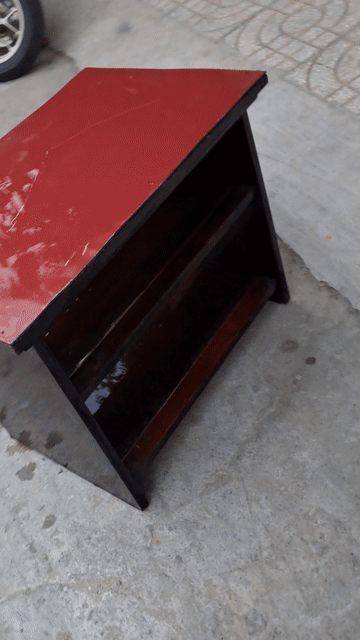 Kệ gỗ 2 tầng Đỏ Nâu. Mua bán Tủ, kệ gia đình tại Quận Tân Phú Tp Hồ Chí Minh được đăng bởi Cao Duy Thắng hình 1