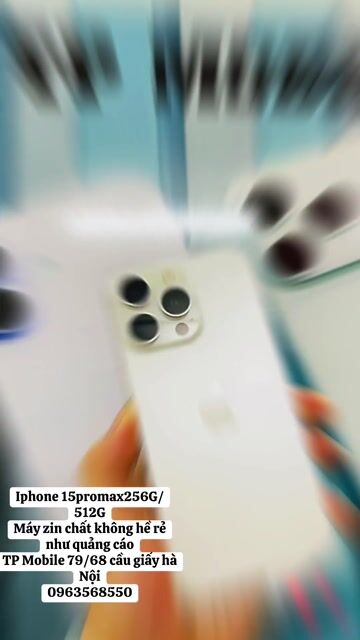 IPHONE 15 PROMAX256G/512G KHÔNG BÁO GIÁ ẢO. Mua bán Điện thoại tại Quận Cầu Giấy Hà Nội được đăng bởi CỬA HÀNG TP MOBILE IPHONE CHÍNH HÃNG GIÁ TỐT HN hình 1