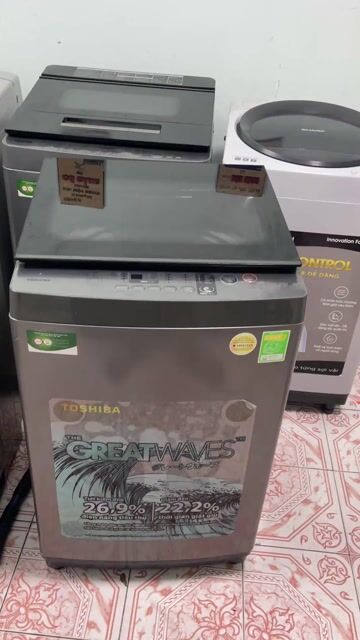 Thanh lý máy giặt Toshiba 9kg có BH bao ship. Mua bán Máy giặt tại Quận Phú Nhuận Tp Hồ Chí Minh được đăng bởi Quí Vũ Official hình 1