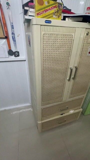 Tủ nhựa Duy Tân Wing-2C 2 cánh và 2 ngăn