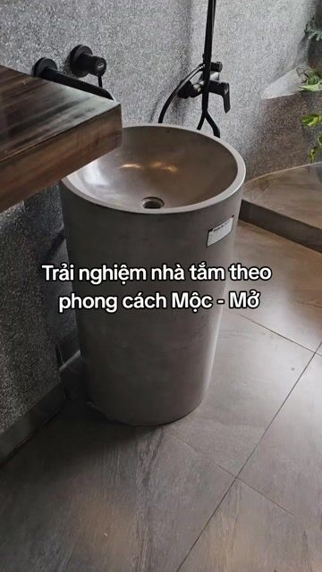 Lavabo bằng đá mài nguyên khối kết hợp bồn tắm. Mua bán Thiết bị vệ sinh, nhà tắm tại Thành phố Thủ Đức Tp Hồ Chí Minh được đăng bởi Nội Thất Tân Cổ Điển hình 1