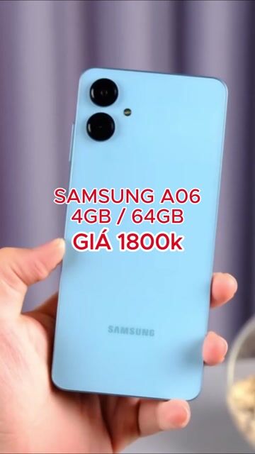 Bán nhanh Samsung A06 4GB/64GB Trắng. Mua bán Điện thoại tại Quận Gò Vấp Tp Hồ Chí Minh được đăng bởi AN MOBILE hình 1