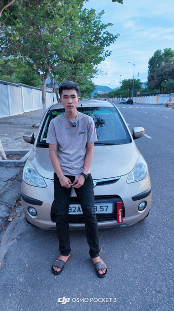 Hyundai i10 2009 Số tự động 1.1 Vàng cát. Mua bán Ô tô tại Quận Liên Chiểu Đà Nẵng được đăng bởi Nhật Hưng hình 1