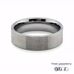 7mm Comfort Fit Brushed Tungsten Wedding Ring 360 video three