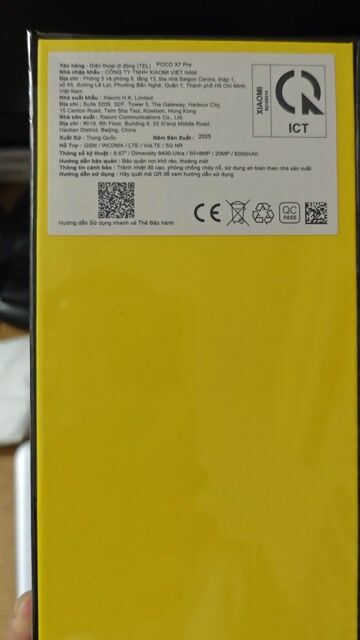 POCO X7 Pro 5G 512GB Mới 100%. Mua bán Điện thoại tại Quận 11 Tp Hồ Chí Minh được đăng bởi TVT hình 1