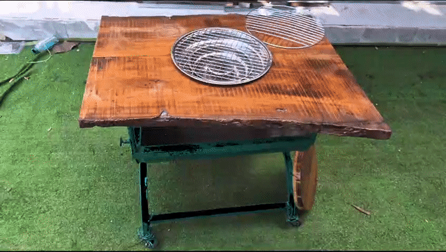Bàn nướng than Inox 80x60x65cm. Mua bán Nội thất, đồ gia dụng khác tại Thành phố Tân An Long An được đăng bởi Nội Thất Giá Rẻ hình 1