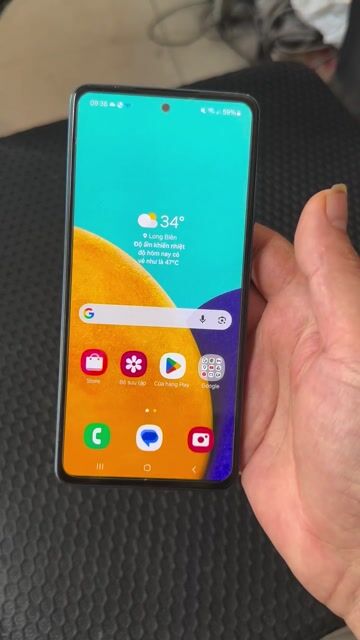 Samsung Galaxy A52 5G 8/128GB Xanh. Mua bán Điện thoại tại Quận Long Biên Hà Nội được đăng bởi Minh Huy Mobile LB hình 1