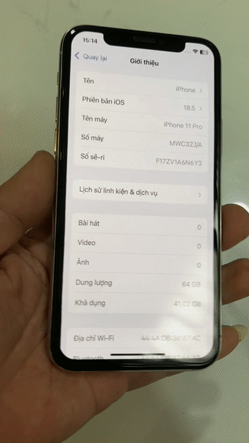 Apple iPhone 11 Pro 64GB trăng ( pin 100). Mua bán Điện thoại tại Quận 10 Tp Hồ Chí Minh được đăng bởi Thịnh hình 1