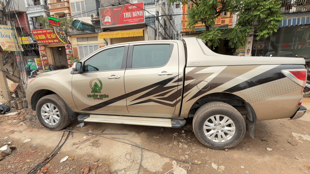 Mazda BT50 Vàng cát. Mua bán Ô tô tại Quận Hà Đông Hà Nội được đăng bởi Vũ quang dũng hình 1