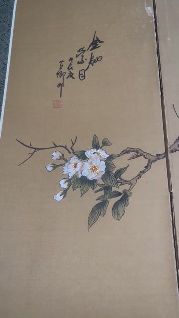 Tranh Tàu Xưa vẽ tay Chim công. Mua bán Đồ sưu tầm, đồ cổ tại Quận 4 Tp Hồ Chí Minh được đăng bởi HÀNG SƯU TẦM  hình 1