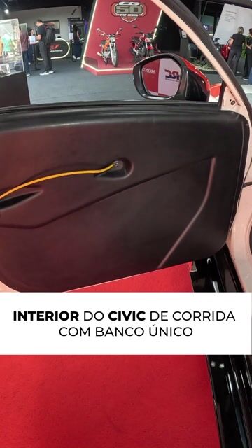 INTERIOR DO CIVIC DE CORRIDA COM BANCO ÚNICO