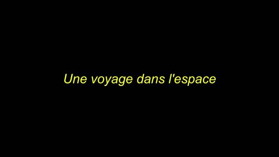 Une voyage à l'espace
