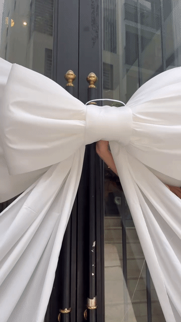 Nơ trang trí Vải Hồng nhạt. Mua bán Cây cảnh, đồ trang trí tại Quận Ba Đình Hà Nội được đăng bởi Như Ngọc hình 1