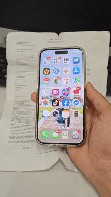 Apple iPhone 15 Pro 256GB Trắng 99%. Mua bán Điện thoại tại Thành phố Biên Hòa Đồng Nai được đăng bởi Hảo Hảo hình 1