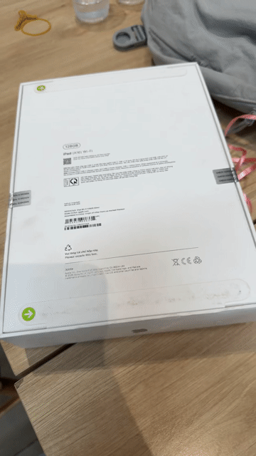 Apple iPad A16 Wifi 128GB Mới. Mua bán Máy tính bảng tại Quận Bình Tân Tp Hồ Chí Minh được đăng bởi Thảo Nguyên hình 1