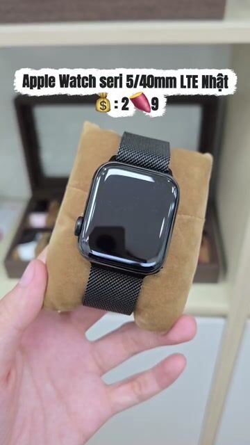 Apple Watch Series 5 40mm LTE Đen. Mua bán Thiết bị đeo thông minh tại Quận Tân Phú Tp Hồ Chí Minh được đăng bởi Thảo Nguyên hình 1