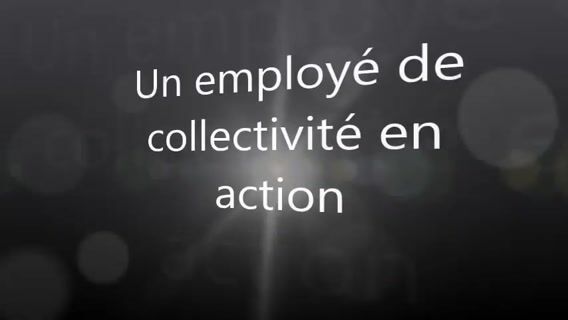 Un employé de collectivité en action