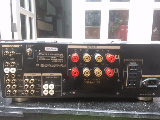 Amply Sansui AU-a607 NRA II Bạc 230W. Mua bán Tivi, Âm thanh tại Quận Tân Phú Tp Hồ Chí Minh được đăng bởi Chỉ may Thanh Thảo hình 1