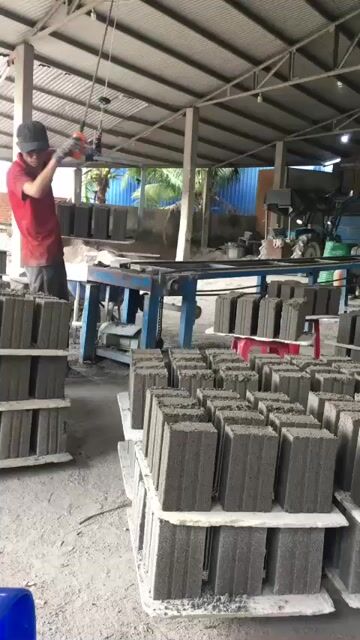 Dây chuyền sản xuất gạch không nung đang hoạt động. Mua bán Đồ chuyên dụng, Giống nuôi trồng tại Huyện Tuy Phước Bình Định được đăng bởi Quỳnh Anh Lê hình 1