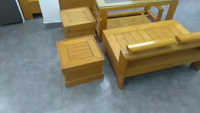 Sofa gỗ sồi Bàn 1m, 4 Ghế 2m-90cm-40cm-40cm