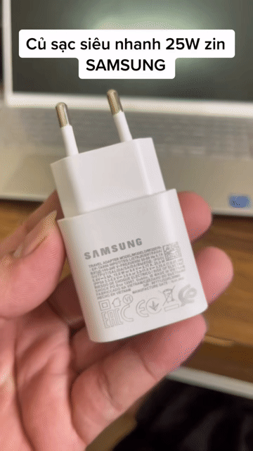 Sạc Samsung chính hãng công xuất25W siêu nhanh 2.0. Mua bán Phụ kiện (Màn hình, Chuột...) tại Quận Hoàng Mai Hà Nội được đăng bởi NTA SHOP PHỤ KIỆN ĐIỆN THOẠI hình 1