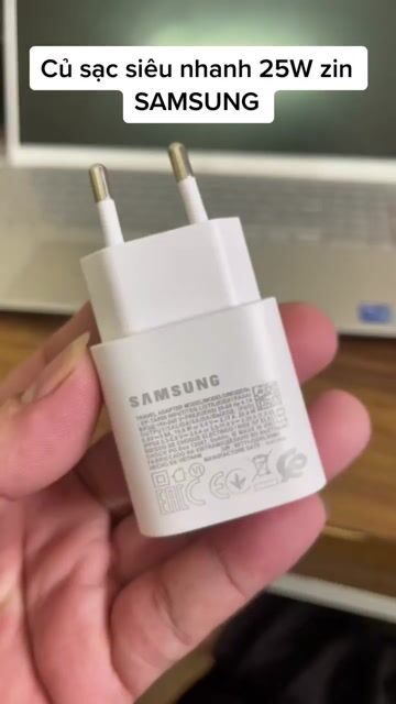 Sạc Samsung chính hãng công xuất25W siêu nhanh 2.0. Mua bán Phụ kiện (Màn hình, Chuột...) tại Quận Hoàng Mai Hà Nội được đăng bởi NTA SHOP PHỤ KIỆN ĐIỆN THOẠI hình 1
