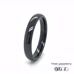 4mm Black Zirconia Ceramic Court Wedding Ring 360 video