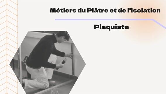 Métier du Plâtre et de l'Isolation