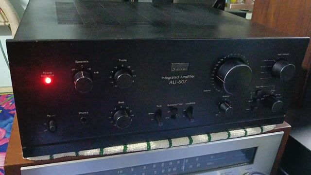 Amply Sansui AU-607 Đen 185W. Mua bán Tivi, Âm thanh tại Huyện Nhà Bè Tp Hồ Chí Minh được đăng bởi Lê phú sơn  hình 1