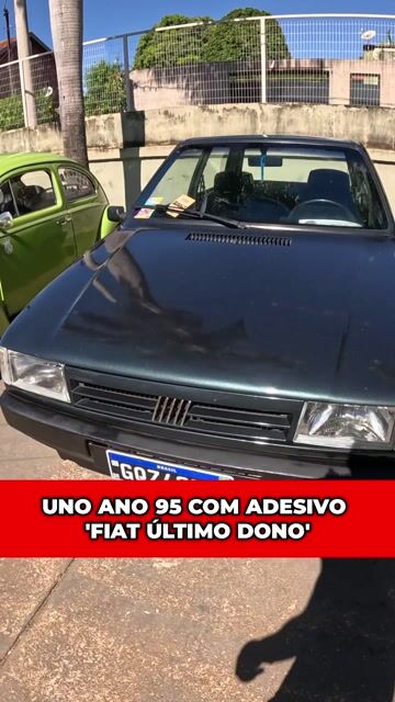 UNO ANO 95 COM ADESIVO 'FIAT ÚLTIMO DONO'